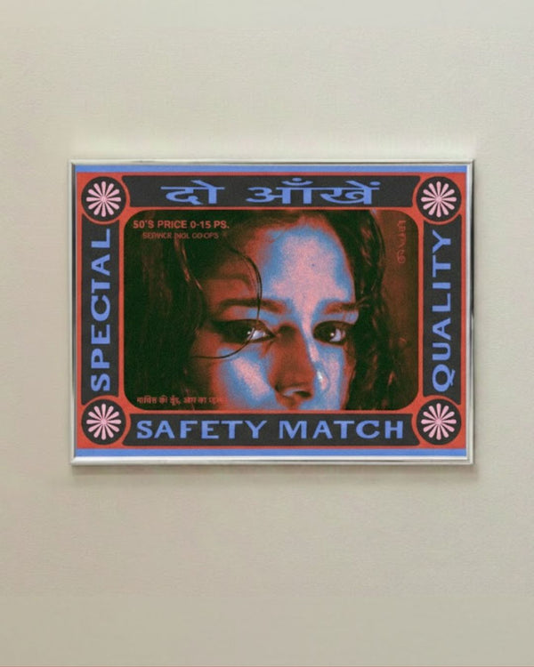 2 Ankhe Safety Match Framed Artwork