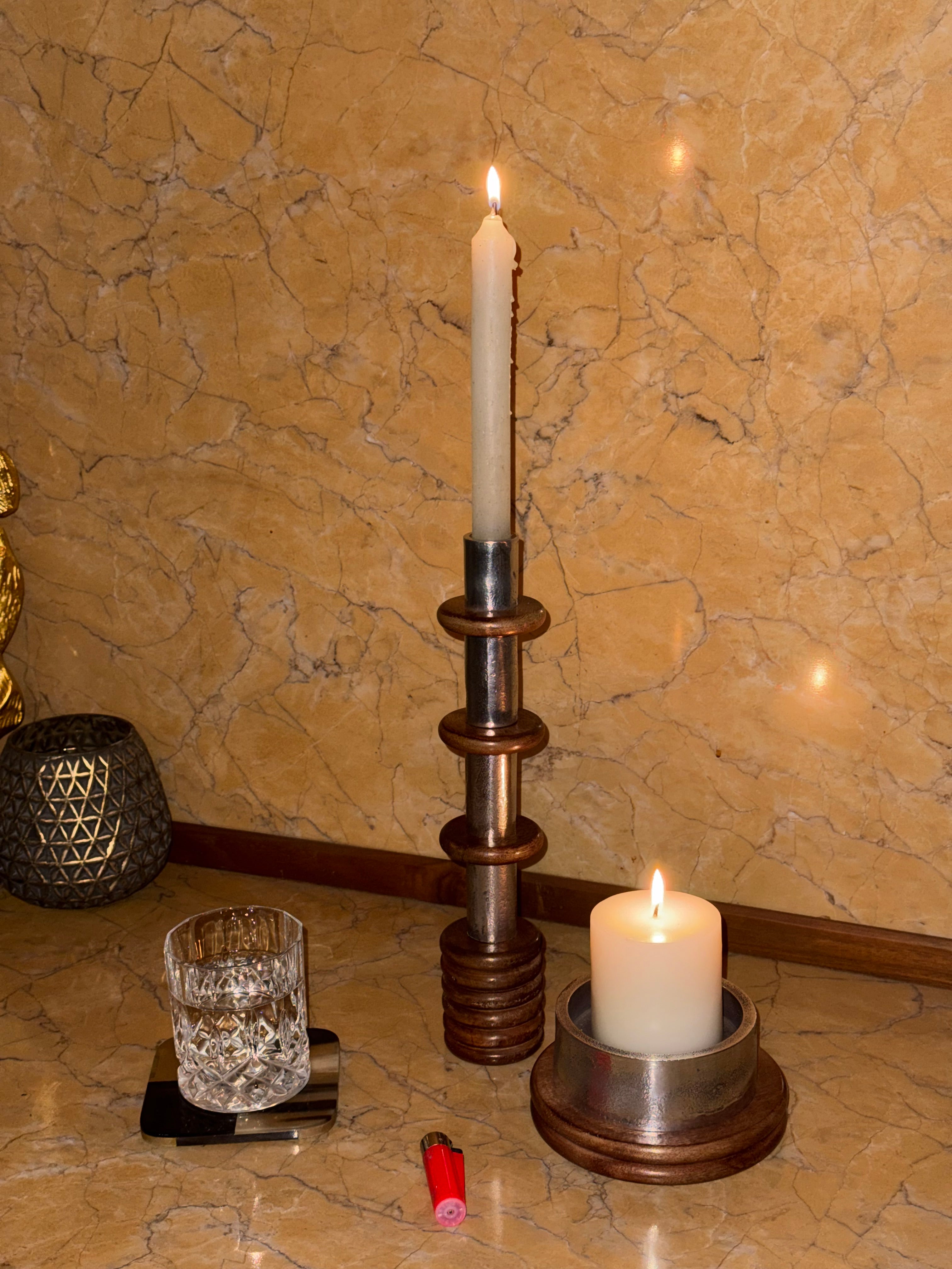 Tron Candle Holder Set of 5