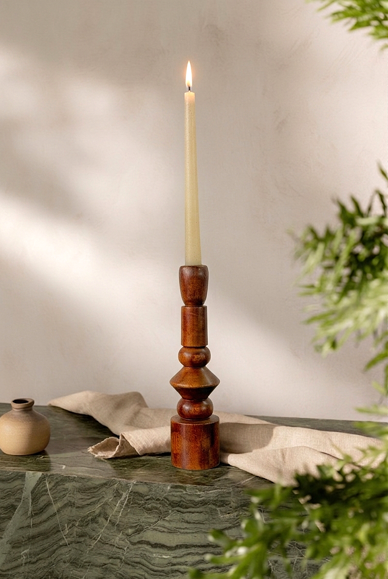 Totem Candle Holders Set of 4