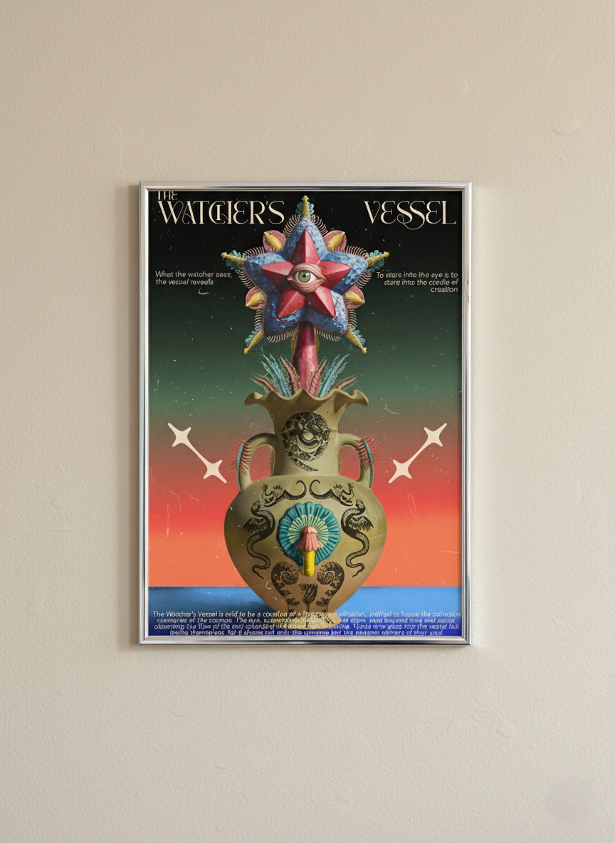 Watcher's Vessel Framed Artwork