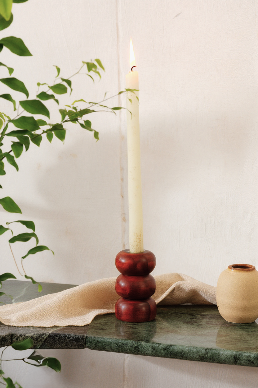 Totem Candle Holders Set of 4