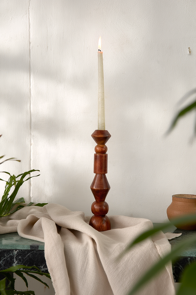 Totem Candle Holders Set of 4
